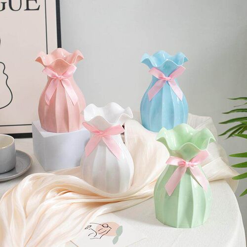 Modern Plastic Vases European Anti-Ceramic Flower Vase Weddi
