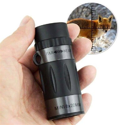 8x20 Monocular with Easy Focusing Reticles for Travelers