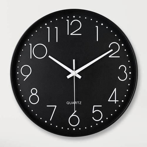 10 inches silent wall clock bedroom living room colorful