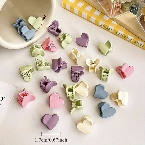 20/30/50 sets of mini hair clips, cute plastic flower-shaped