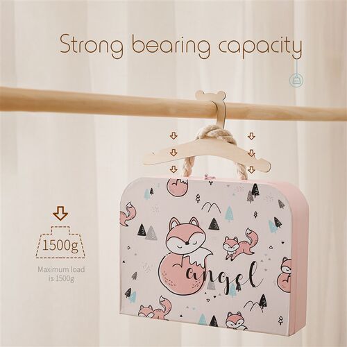 10/5pcs Wooden Baby Clothes Hangers Tops Washcloths Coat Han