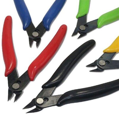 Blue/Red 170 Wire Cutter DIY Trimmer Diagonal Side Cutting
