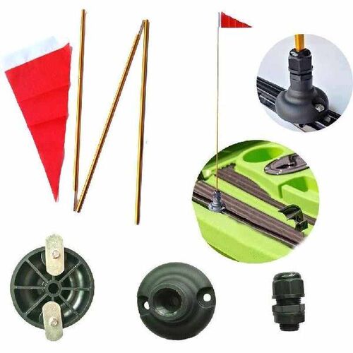 47inch Kayak Safety Flag Mount Kit Rail Mount for Marine