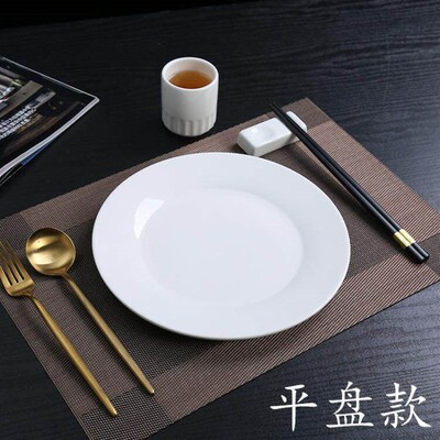 Ceramic plate western dinner plate steak plate flatware dim