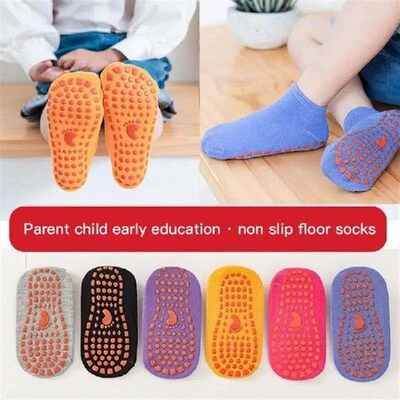 1Pair Women Yoga Socks Anti-slip Non Skid Ankle Socks With