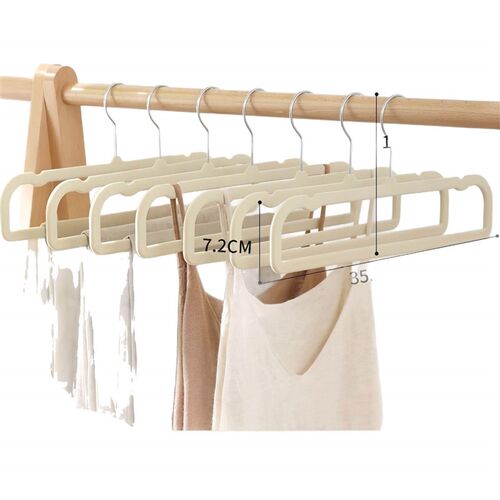 Traceless Anti-slip Flocking Pants Hanger, Home Multi-functi