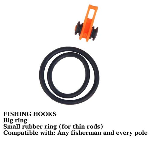 10pcs/lot Portable Plastic Fishing Hook Secure Keeper Holder