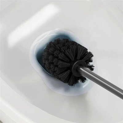 Bathroom Toilet Brush Holder Cleaning Tools Space Aluminum W