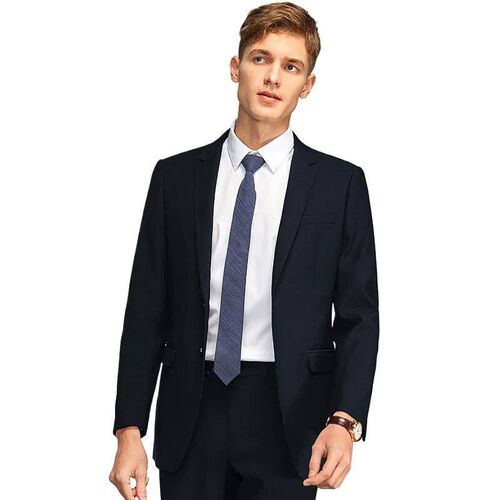 Mens Suits (Blazer+ Pants) Fashion Business Casual Slim-fit