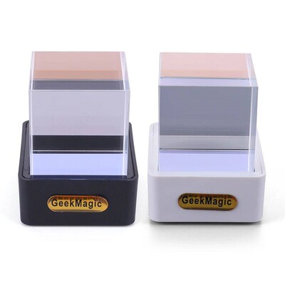 GeekMagic Crystal Cube Photo Display Holographic Desktop Sma