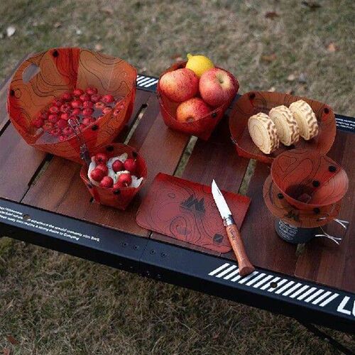 Outdoor Portable Tableware Space Saving Multi-Purpose