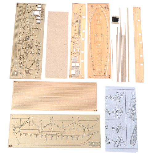 Assembling Building Kits Ship Model Wooden Sailboat Toys Sai