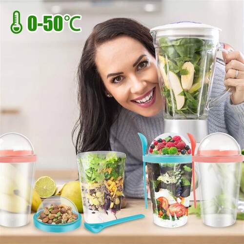 Yogurt Oatmeal Container Overnight Oats Container With Lid A