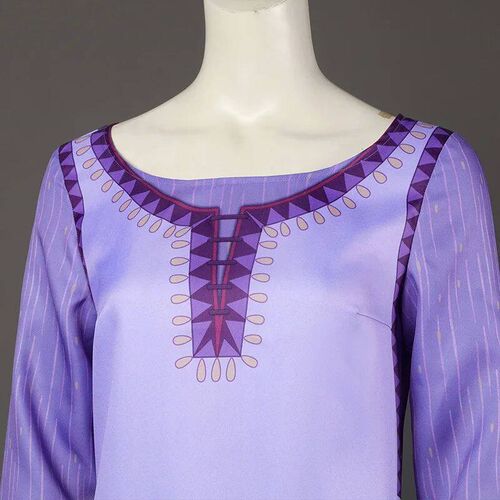 Movie Wish Asha Princess Cosplay Costume Fancy Dress Purple