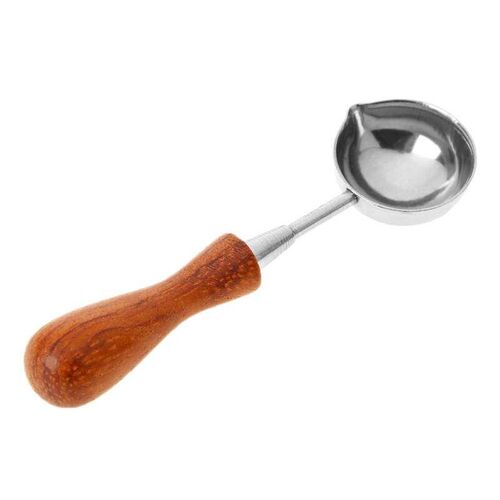 Anti-Hot Sealing Wax Spoon Wood Handle Retro Wax Stamping Sp