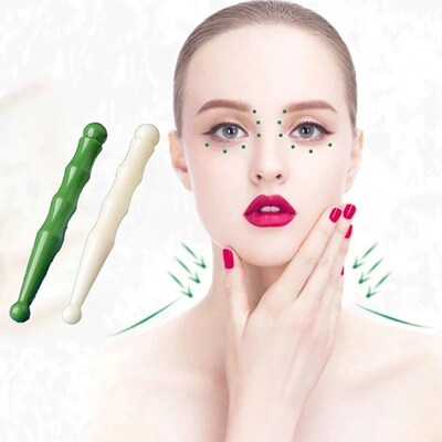 Resin Face Acupuncture Point Guasha Massage Stick SPA Therap