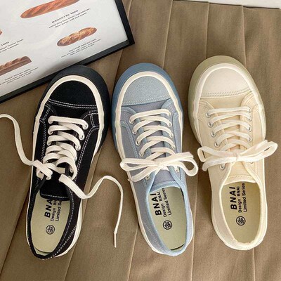 Big Head Platform Canvas Shoes Womens Summer Ins New Style