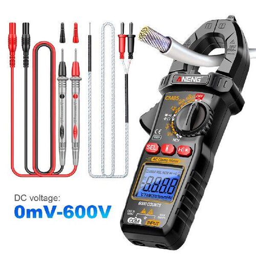 AC/DC Clamp Meter Digital Display Current Voltage Diode