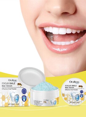 ORALHOE Oral Care Tooth Powder Fresh Breath Teeth Cleaning D