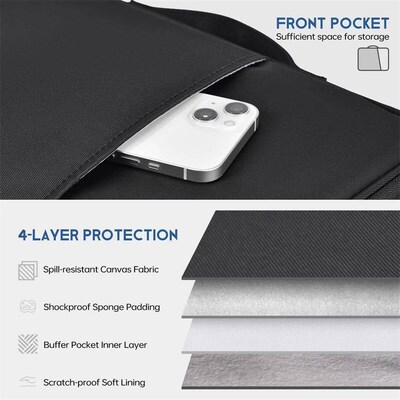 Waterproof Shockproof Handle Bag Laptop Sleeve Case for Macb