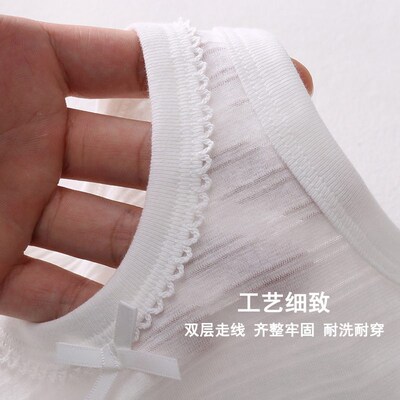 Thin Cotton White Childrens Base Shirt Cotton A Soft Camiso