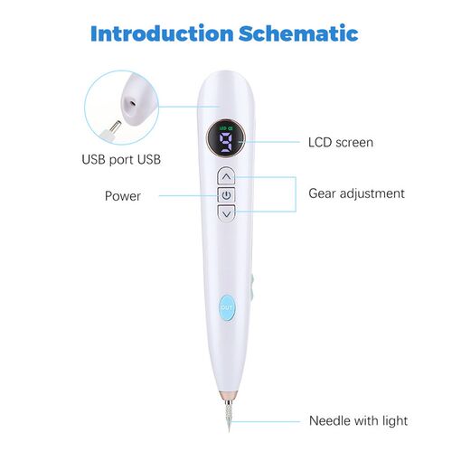 Laser Plasma Pen Mole Pointing Tattoo Freckle Wart Tag Remov