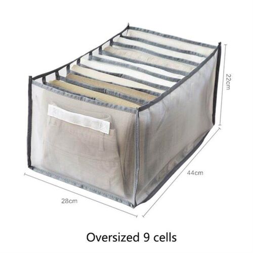 Jeans Clothes Divider Storage Box Closet Drawer Thick Pants