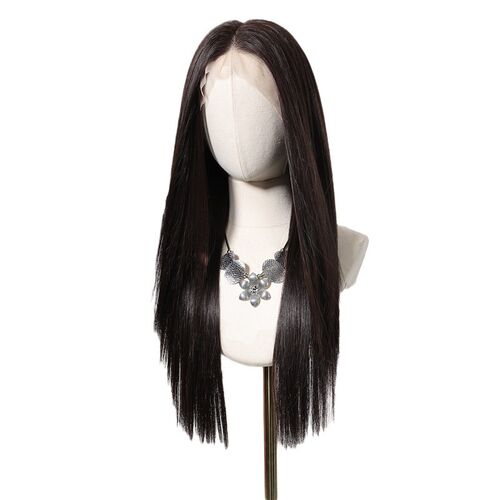 13*6 Imported Silk Black Lace Wig Womens Full Head ver Free