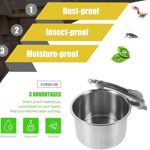 Stainless Steel Food Container Sealed Tank Food Coffee Beans