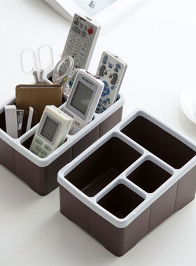 Remote Control Holder 4 Compartments Organizer Holder Stand