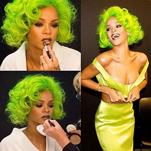 Womens Wigs, Short Curly Hair, High Temperature Silk Chemic