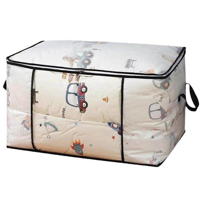 Transparent visible quilt storage bag, large capacity, moist