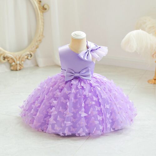 Girls Princess Dress Mesh Childrens Dress 2025 Girls Midd