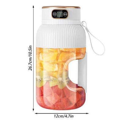 Juicing Cup For Indoor Outdoor Handheld Smoothie-Maker