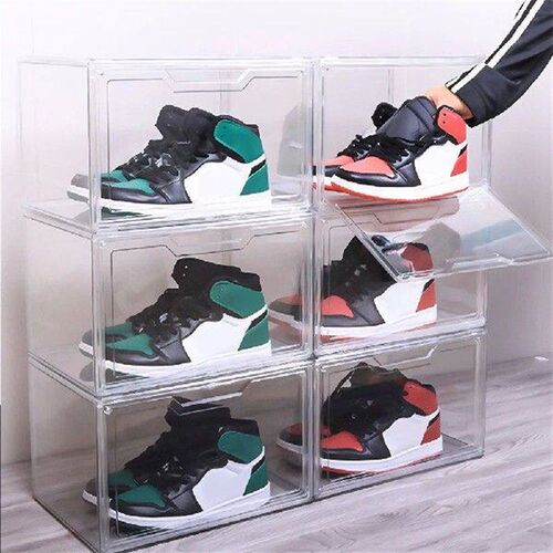 Acrylic Transparent Shoe Box Clear Shoe Organizer Stackable
