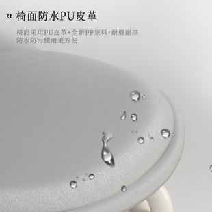 滑轮小矮凳带万向轮儿童学步凳家用懒人换鞋凳美缝小椅子板凳