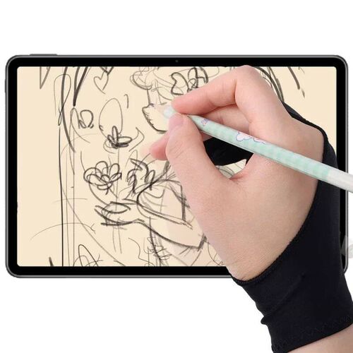 Two-finger Artists Gloves Palm Rejection Gloves For Drawing