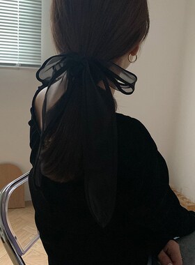 Fashion Woman Bow Ribbon Elasitc Hair Ties Korean Style Hair