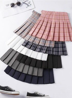 Skirts Spring Summer  Yk Womens Fashion  Black Mini Pleated