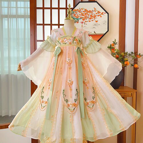 Childrens Super Fairy Summer Princess Dress Chinese Style A