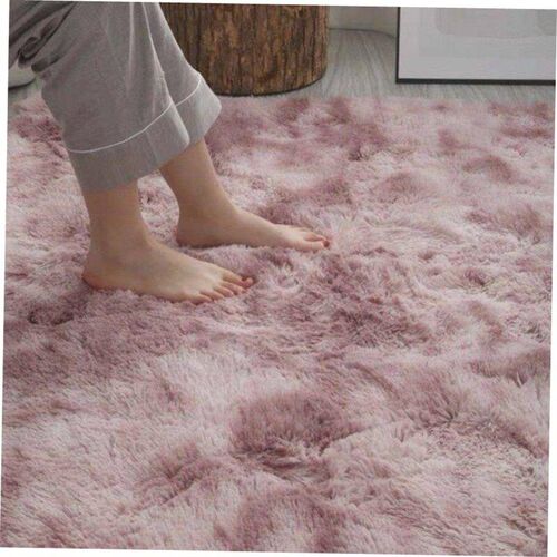 Grey Carpet Tie Dyeinrg Plush Soft Carpets For Living Room B