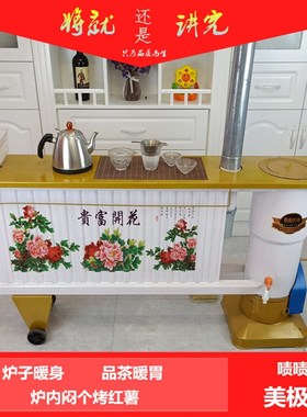 冬季节能家用采暖炉煤球煤炭升温加热室内无烟水循环暖气片取暖炉