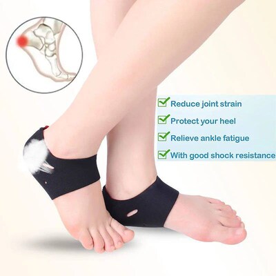 Pexmen 2Pcs/Pair Heel Cushions Cups for Achilles Bursitis Cr