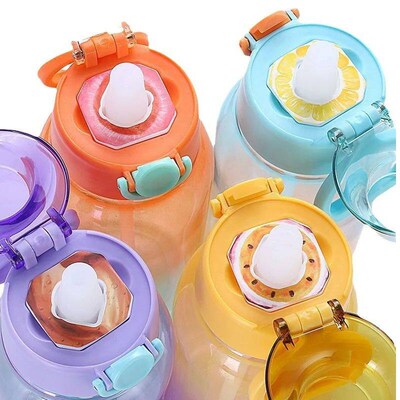 LUSQI 1PC Flavored Water Bottle With Air Flavor Bottle Frost