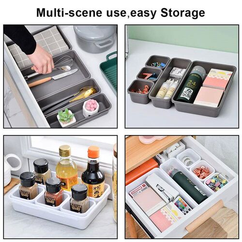 Closet  Cover Storage Drawer Storage Box 8pc/set Kitchen Bat