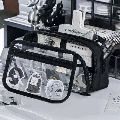 Large Capacity Pencil Bag Simple Stationery Storage Bag