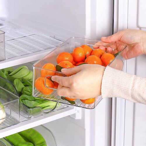 Transparent Desktop Storage Box for Stationery, Cosmetics, K