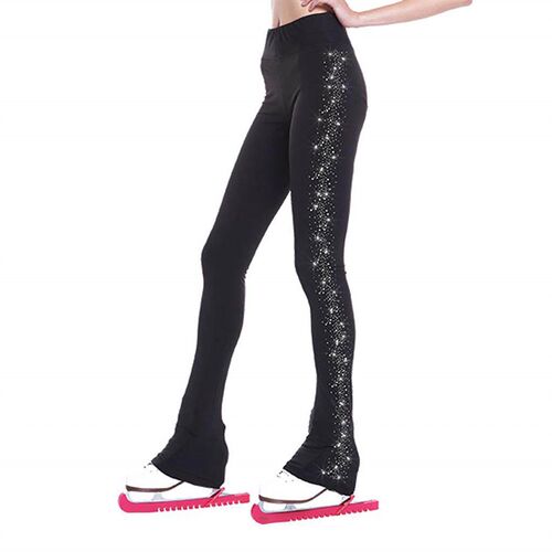 Womens Girls Ice Figure Skating Training Clothes Long Pant