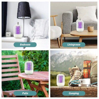 New Electric Mosquito Killer Lamp Birdcage Shock Anti