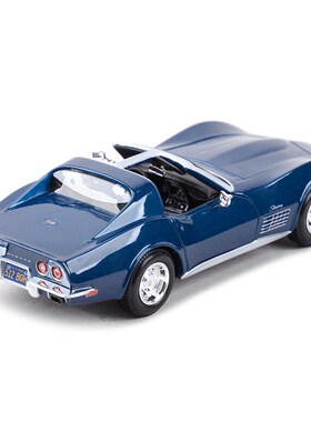 Maisto 1:24 1970 Corvette Blue Static Die Cast Vehicles Coll